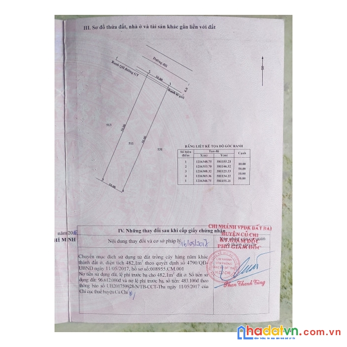 Bán đất ở thổ cư tại đường nguyễn văn khạ, xã tân an hội, huyện củ chi giá 5.8 tỷ