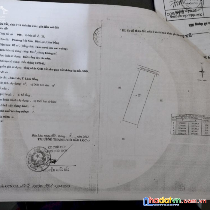 Chính chủ bán nhanh căn nhà cấp 4 ngay phường lộc sơn - tp bảo lộc - lâm đồng