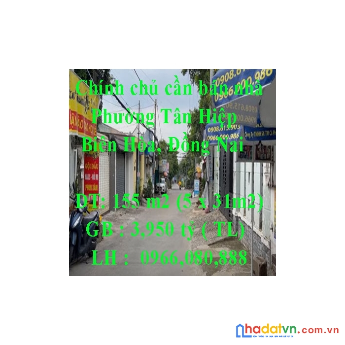 Chính chủ cần bán nhà kp1, phường tân hiệp, biên hòa, đồng nai