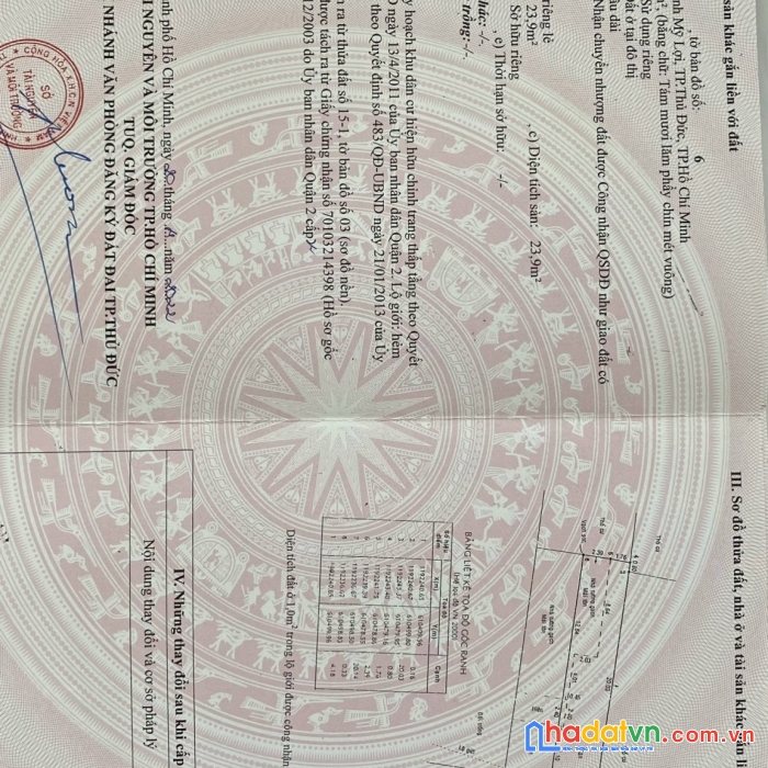 Cần bán gấp lô đất đẹp mặt đường lớn tại p. thạnh mỹ lợi - tp thủ đức - tp hồ chí minh