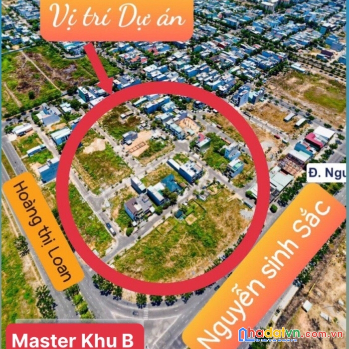 Chính chủ cần bán lô 108.5m2 nằm tại đường hòa minh 25, trục thông nguyên sinh sắc - hoàng thị