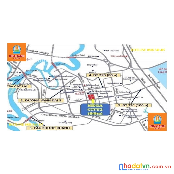 Bán đất ngay cạnh trung tâm hành chính nhơn trạch