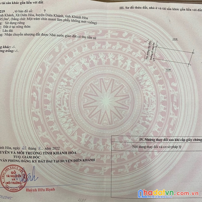 Cần bán gấp 2 lô đất ở thôn bình khánh- xã diên hòa- huyện diên khánh-tỉnh khánh hòa