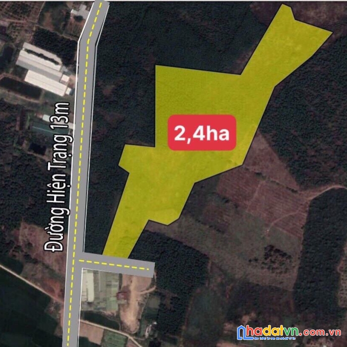 Bán 2.4ha đường hiện trạng 13m giá đầu tư diên lâm diên khánh lh 0395287569 vân
