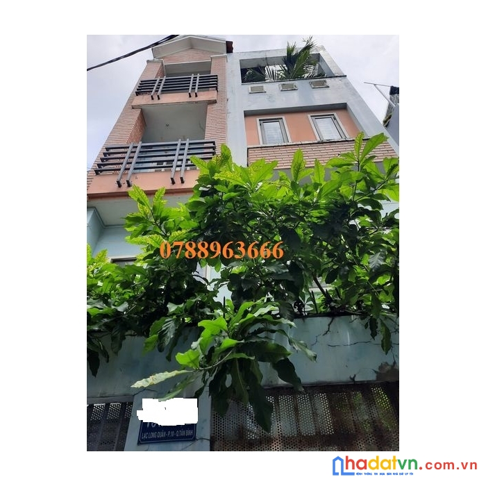 Bán nhà lô góc hoàn công đầy đủ 4 tầng lạc long quân p10 tân bình giá 5.8 tỷ
