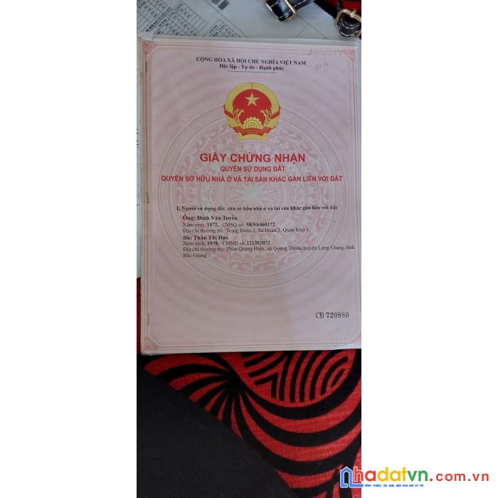 Chính chủ cần bán gấp lô đất ở thị trấn kép bắc giang