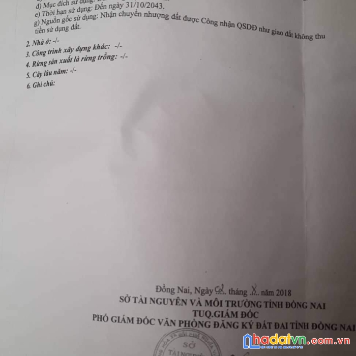 Cần bán đất vị trí đẹp tại đồng nai