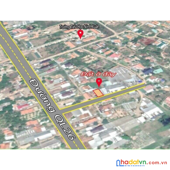 Bán lô đất đẹp sát ql26 đầy tiềm năng sau khi qh ninh xuân ninh hòa lh 0985451850 xuân xuyên