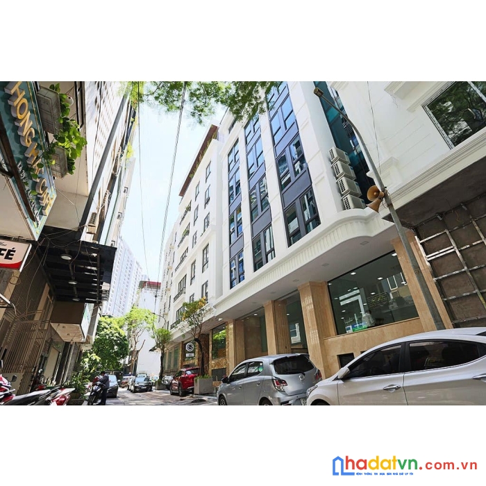 Bán tòa nhà văn phòng 7 tầng phạm hùng 0909858789