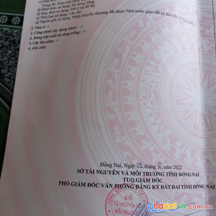 Chủ cần bán lô đất tại kp bảo vinh, p bảo vinh, tp long khánh, tỉnh đồng nai.