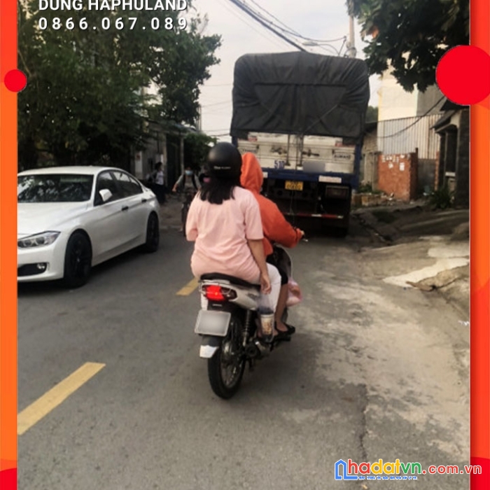 Đất mặt tiền đường. 192m2. gần ngay đặng thúc vịnh - nguyễn thị ngâu, hóc môn.