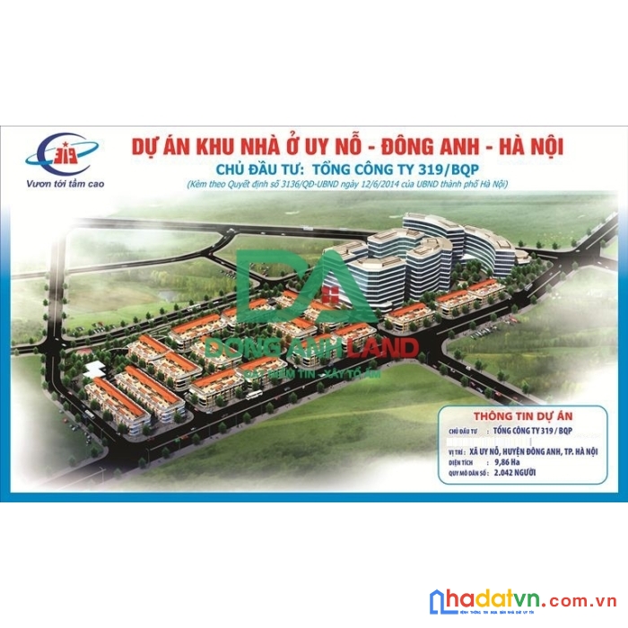 Cần bán gấp căn shophouse 70m mặt đường cổ loa dự án 319 uy nỗ đông anh hà nội