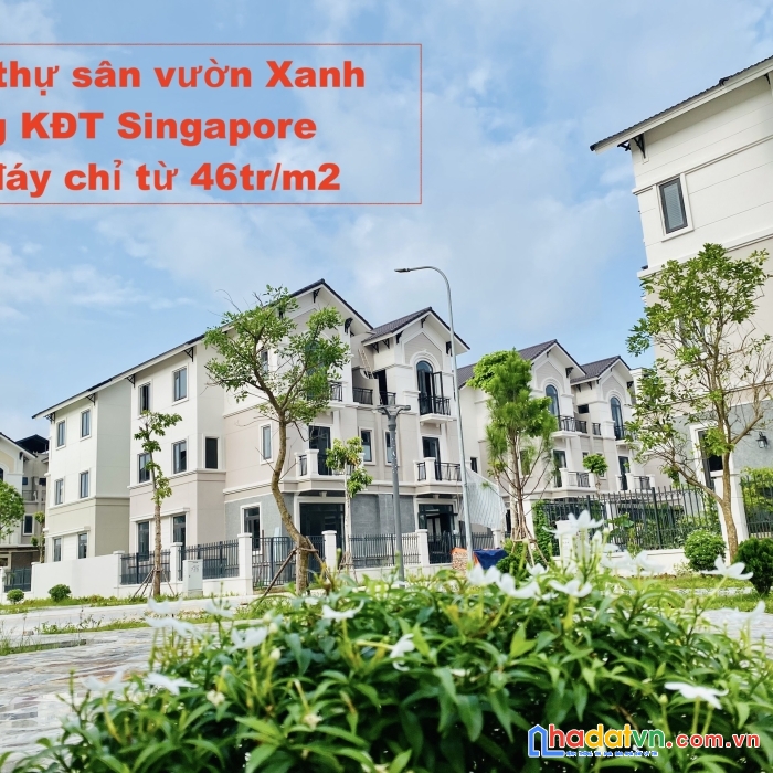 Bt xanh kđt singapore chỉ từ 46tr.m2. chuyên gia vét đáy - nhanh tay bắt lấy. lh: 090.651.9494