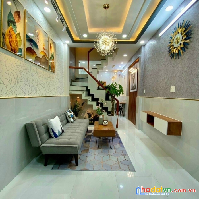 Hẻm 3.5m, nhà đẹp huỳnh đình hai, 3.4 x 9m, 4.8 tỷ, bình thạnh