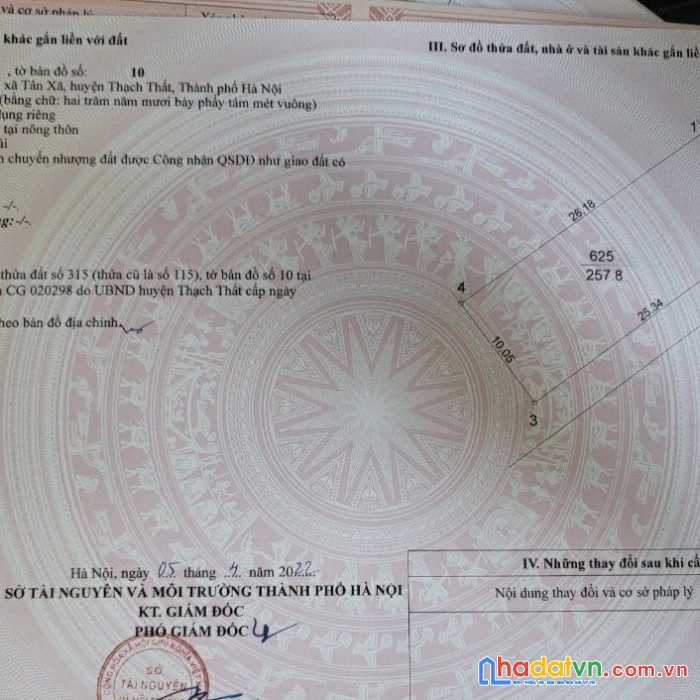 Bán đất 10m mặt tiền thôn 7 đường thông ra quốc lộ 419