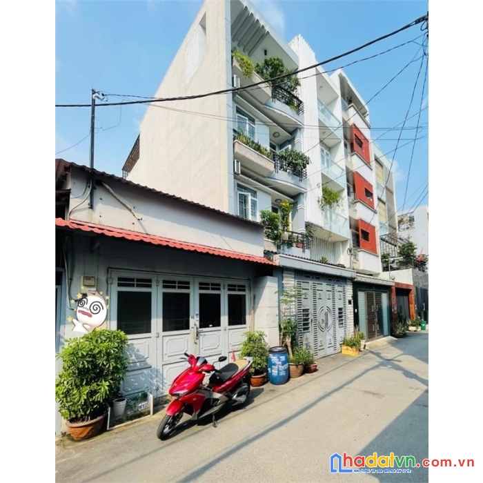 Hxh nhà 4 tầng hoàng hoa thám 33m2 ngang 4.1m chỉ 5.2 tỷ
