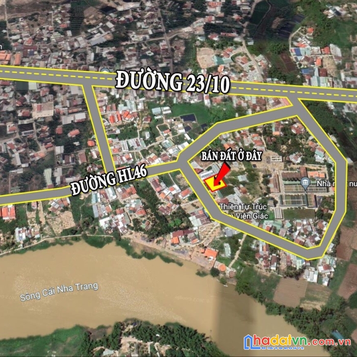 Bán đất mặt tiền đường hl46 vĩnh trung, nha trang