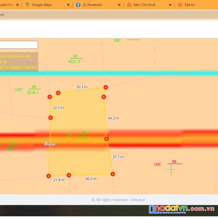 Bán 5300m2 đất trồng cây hàng năm mặt đường liên huyện