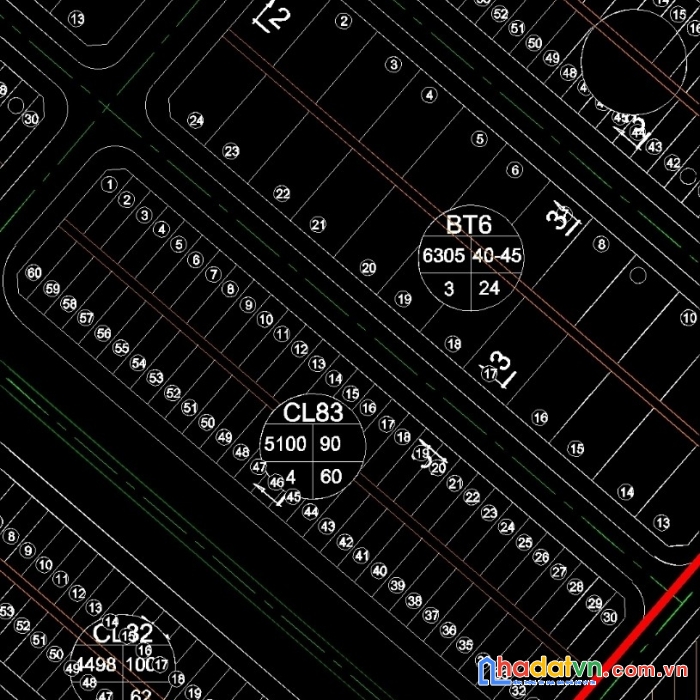 Bán lô đất ở dãy cl 83 thuộc khu đô thị đình trám-sen hồ