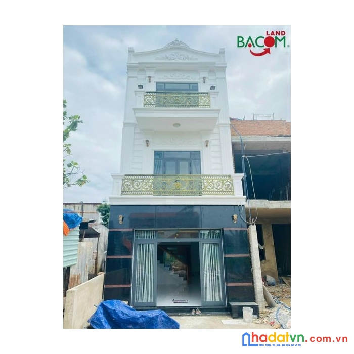 Bán nhà đẹp 1 trệt 2 lầu 72m2,  cù lao ngọc hiệp hòa, biên hòa, đường 2 xe hơi, giá chỉ 4.8 tỷ