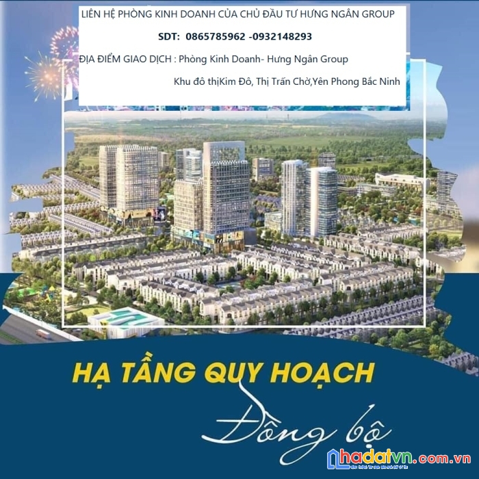 Dự án đô thị chờ yên phong bắc ninh