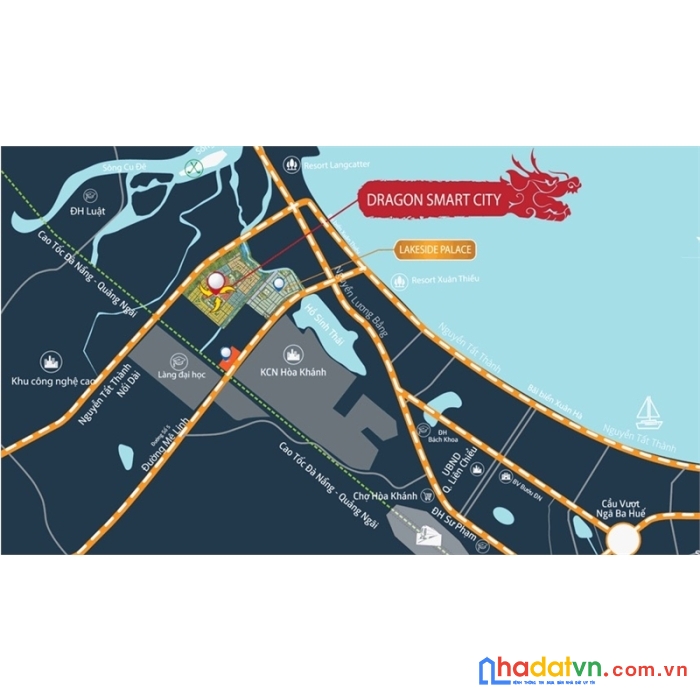 Chính chủ gửi bán lô đất nền biệt thự 375m2 tại khu đô thị dragon smart city - liên chiểu - đà nẵng