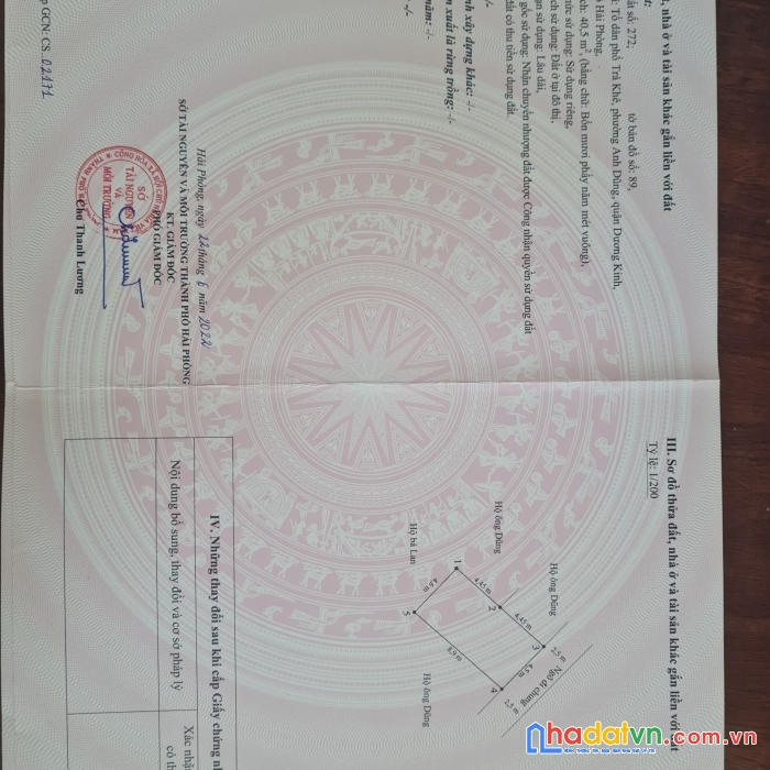 Chỉ 9xx triệu có ngay lô đất nở hậu, ô tô đỗ cửa tại ngã tư trà khê, anh dũng, dương kinh