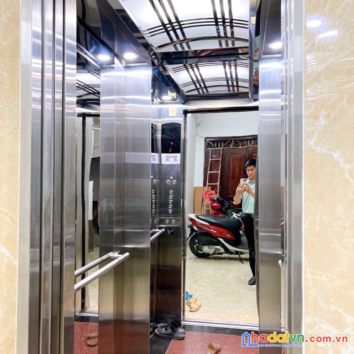 Bán nhà hồ văn chương, đống đa, kinh doanh, thang máy, vỉa hè, ô tô  tránh, dt 50m, 6 tầng, mt 8m,