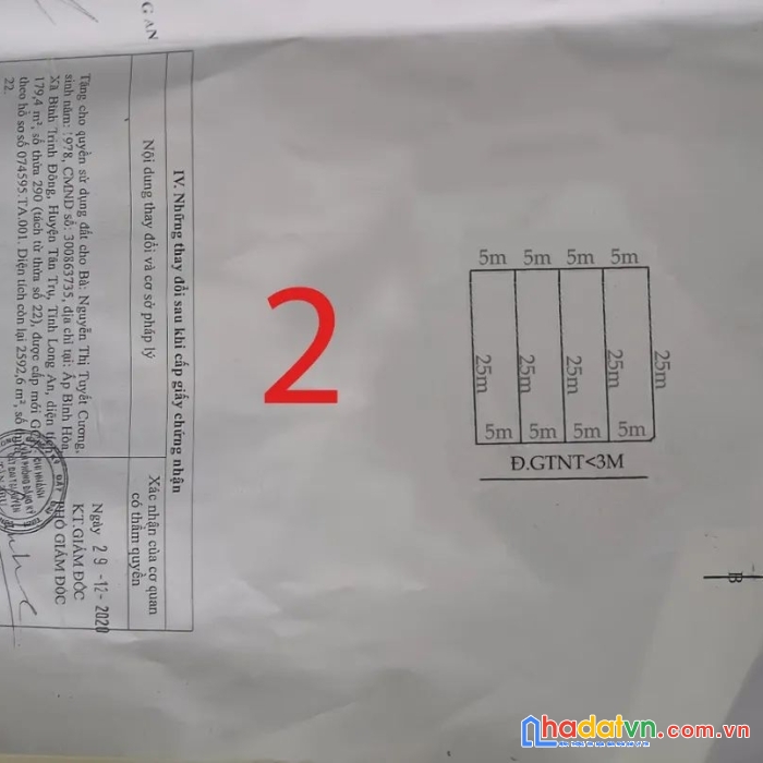 Đất mặt tiền 4 lô liền kề tại bình trinh đông, tân trụ - long an chỉ còn 3 lô