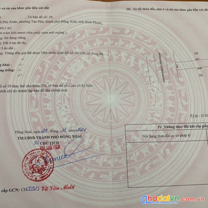 Chính chủ đứng bán lô đất và căn nhà tđc đường đoàn thị điểm, phường tân phú, đồng xoài, bình phước