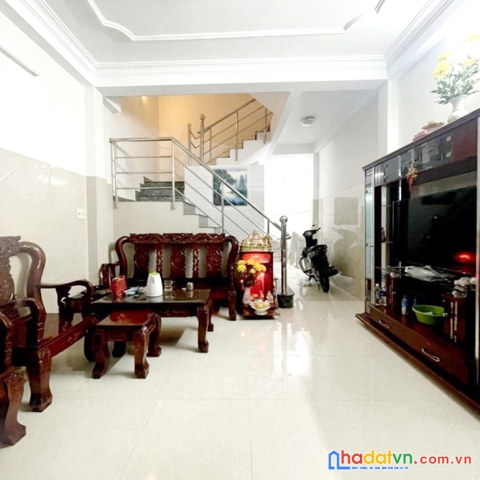 Nhà 4 tầng 4x13,5m sát mt âu dương lân p3 q8 giá 5tỷ850