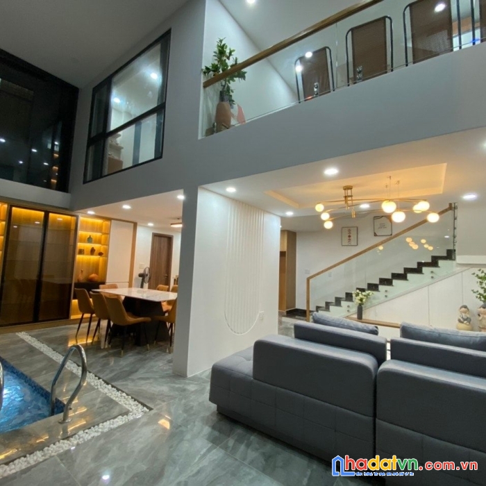 Bán biệt thự mini 2 mặt tiền xe hơi lê quang định 5 tầng 84m2 chỉ 14 tỷ