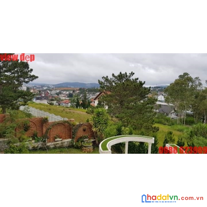 Cần bán gấp lô đất xây khách sạn đồi huy hoàng phường 8 đà lạt giá 37,6 tỷ