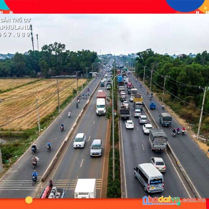 5 triệu / m2. 4639m2 đất mặt tiền đường. tỉnh lộ 7, x-phước thạnh, h-củ chi, tp-hcm