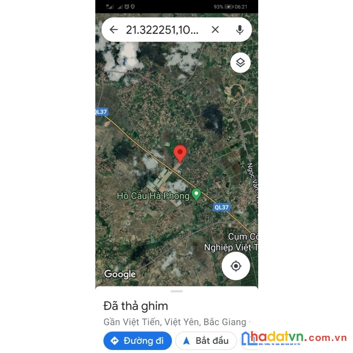 (hot hot hot) chính chủ bán gấp lô đất tại thôn kép - xã việt tiến- việt yên - bắc giang 145m