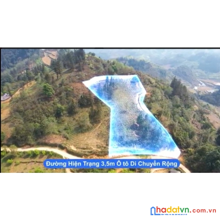 Bán nhanh 3345 m2. mặt tiền khoảng 35m tt bắc hà , lào cai. view nhìn toàn bộ thung lũng vô cùng