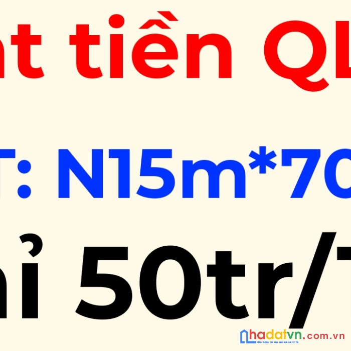 Bán đất mặt tiền quốc lộ 25, xã h bong, gia lai. chỉ 50tr/m