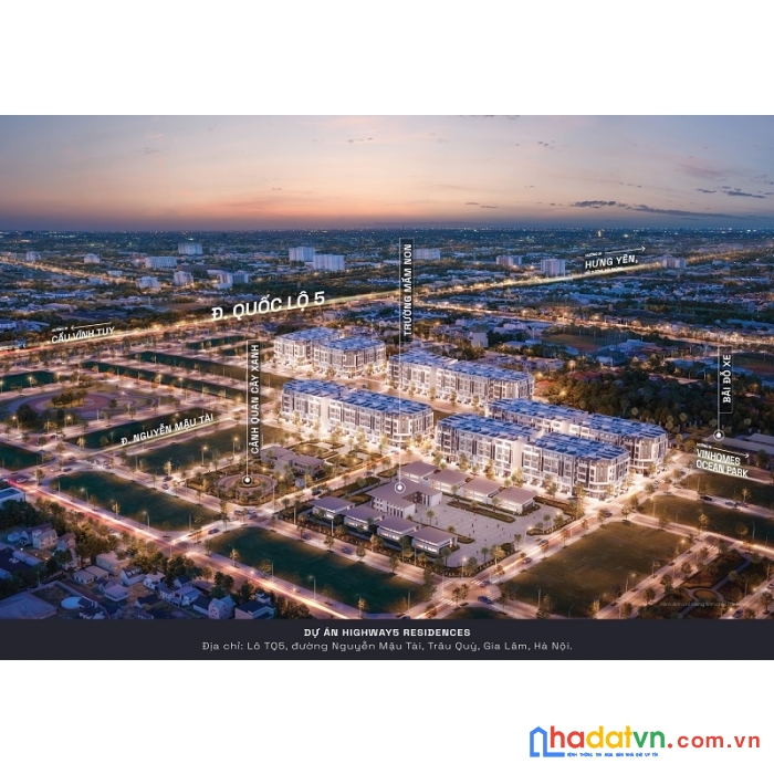 Bán shophouse view công viên trung tâm gia lâm, hà nội- giá từ 9 tỷ