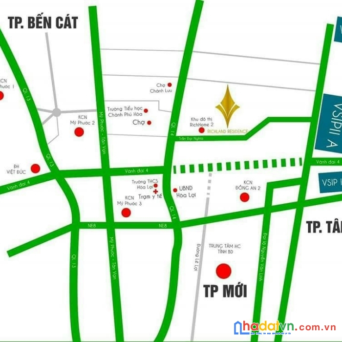 Bán gấp lô đất sổ riêng full thổ cư tại hoà lợi, bến cát, bình dương, giá 1,4 tỷ