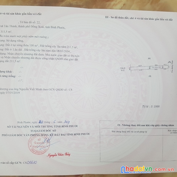 Chính chủ ngộp quá rồi, cần bán gấp lô đất vị trí đắc địa tại tp đồng xoài, tỉnh bình phước