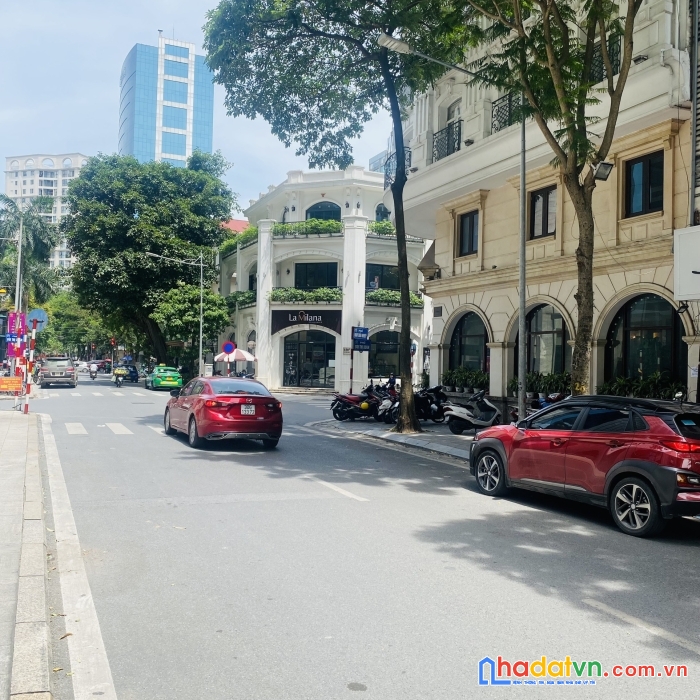 Bán nhà vip mặt phố đoàn trần nghiệp đối diện cửa vincom.dt: 230m2.mặt tiền: 10m.sổ cực đẹp giá