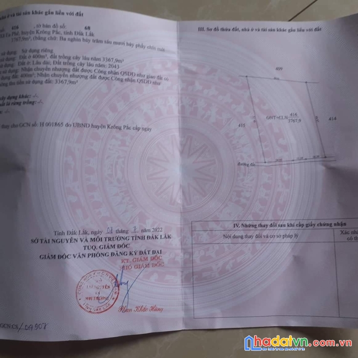 Sở hữu ngay lô đất đẹp vị trí đắc địa tại xã ea phê, huyện krông pắc, đắk lắk