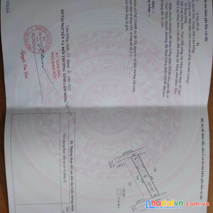Bán đất giá rẻ (5x30)hai mặt tiền phú hoà - phú hội - huyện đức trọng - lâm đồng