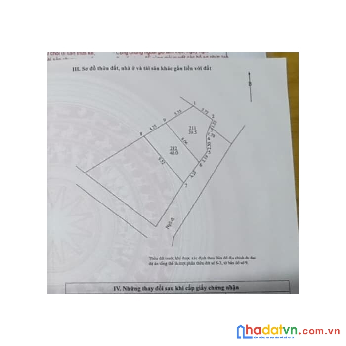 Chính chủ nhờ bán 40m2 đất cạnh công an phường cự khối