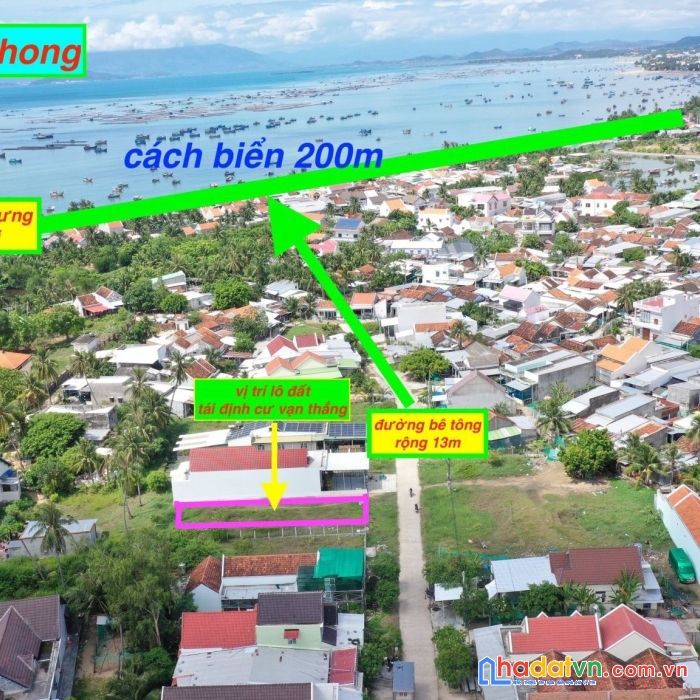 Siêu phẩm đất đấu giá khu dân cư vạn thắng, vạn ninh, khánh hoà cách biển chỉ 500m, diện tích