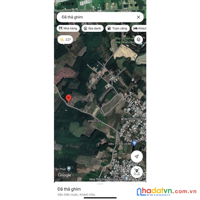 Bán lô đất diên xuân , diên khánh giá chỉ 700k/m2 lh 0362382209