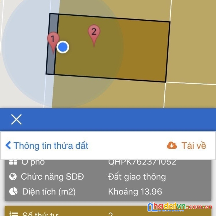 Bán đất mặt tiền = hiệp bình chánh = thủ đức: 14,3 tỷ = dt: 10m x 19m(190m2)