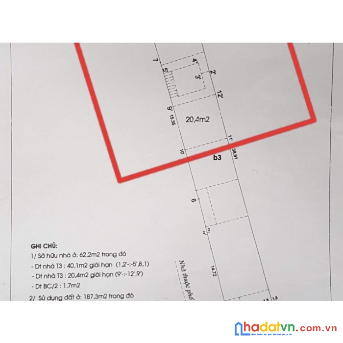 Bán nhà tầng 3 mặt phố hàng buồm trung tâm phố cổ, phố đi bộ