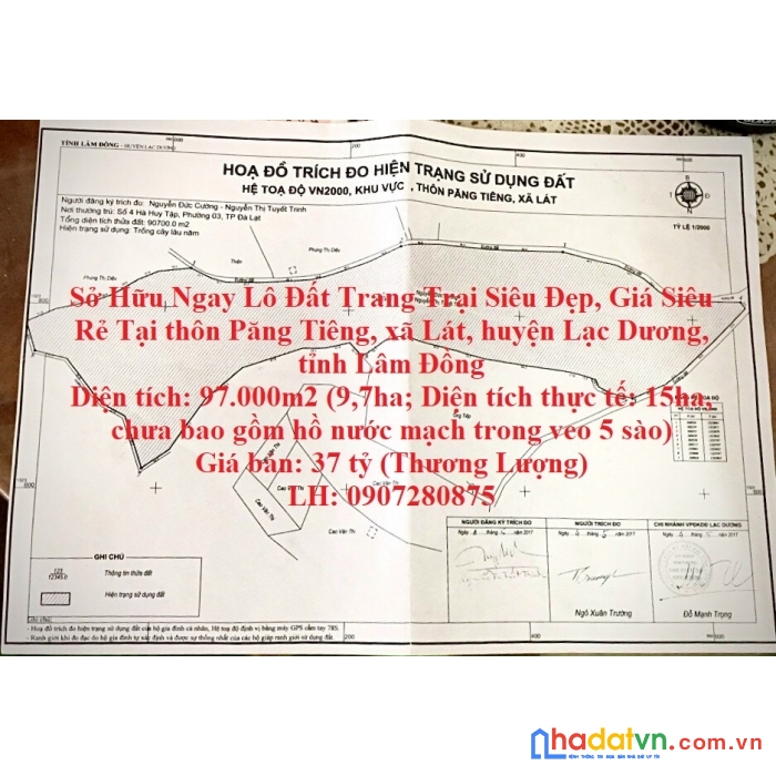 Sở hữu ngay lô đất trang trại siêu đẹp, giá siêu rẻ tại lạc dương