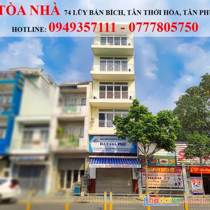 Cho thuê văn phòng gía rẻ, dt 60-100m² mtkd 74 lũy bán bích